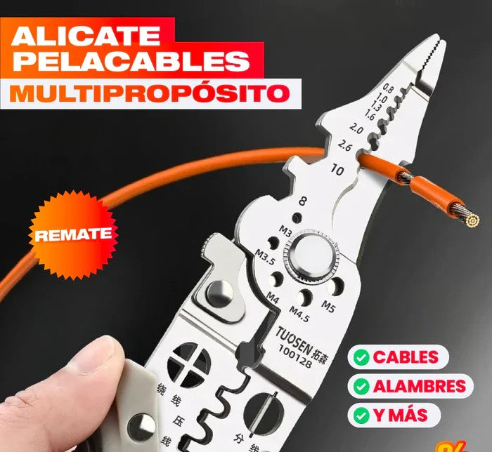 Alicate Pelacables Multifuncional de Alta Precisión